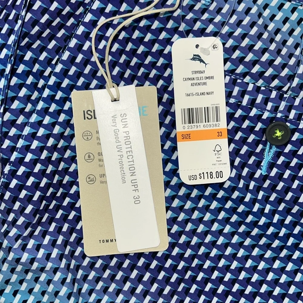 NWT Tommy Bahama Cayman Isles Ombre Adventure 10